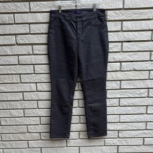 NYDJ Janice Leggings Dark Gray Ankle Length Sz6